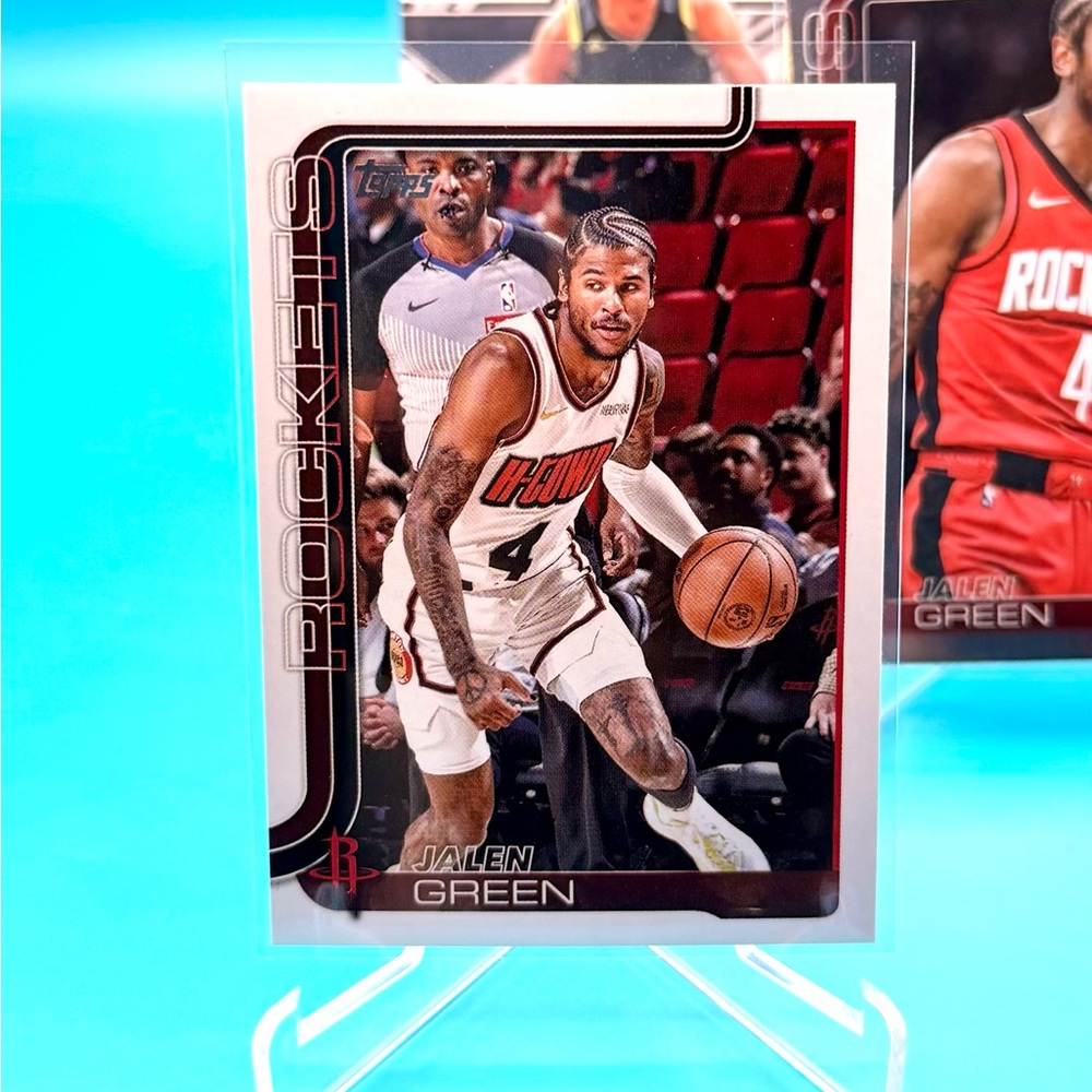 🔥JALEN GREEN LOT! 🔥Silver Diamante + Topps Insert + Rookie & Stars Rookie! 🤩 - Picture 5 of 11